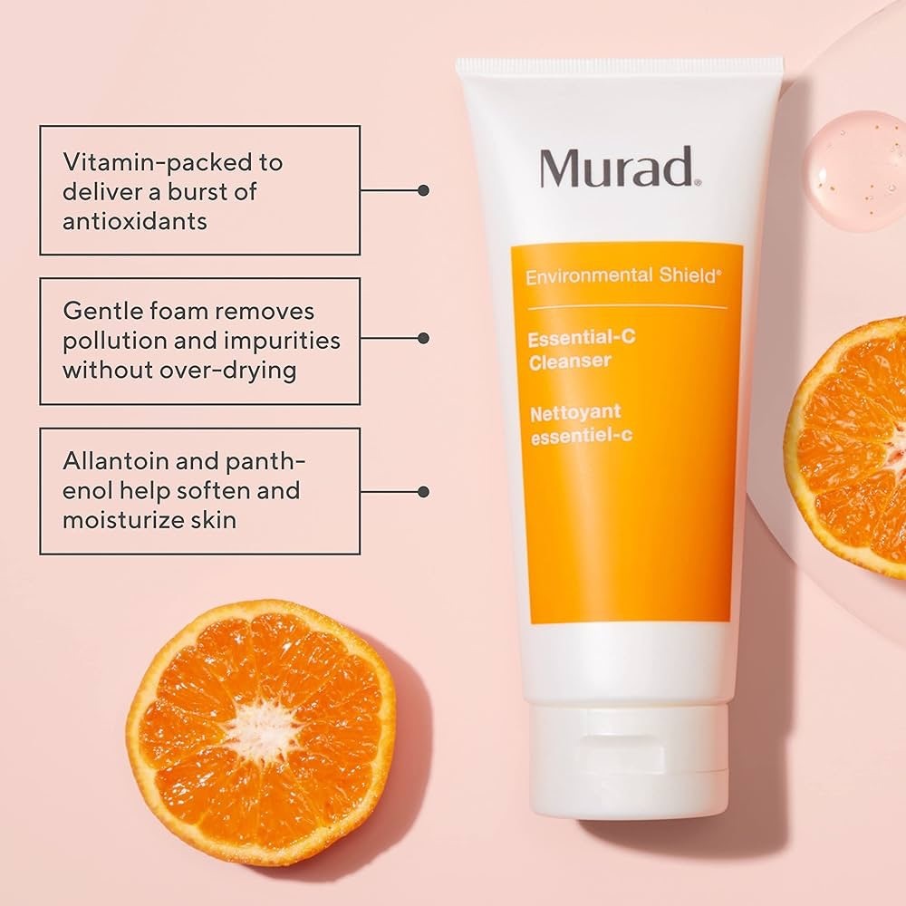 Murad Essential-C Cleanser — White and Orange Vitamin C Facial Cleanser